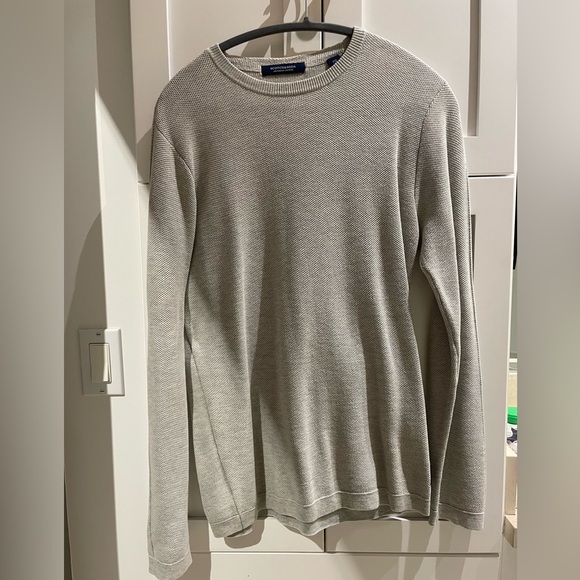 Scotch & Soda Other - Scotch & Soda Light Gray Textured Crewneck Sweater